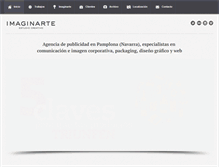 Tablet Screenshot of imaginarte.es